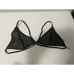 Black Mesh Bralette Forever21